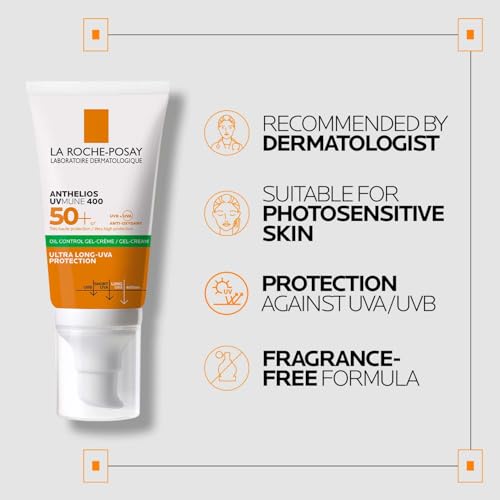 Image of La Roche-Posay Anthelios UVMUNE400 Oil Control Gel Cream SPF50+, 50ml