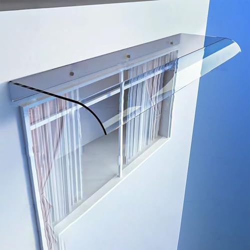 Couverture en polycarbonate transparent solide de 3,5 mm pour auvent extérieur - 6