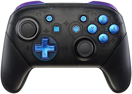 eXtremeRate Light Violet Repair ABXY D-pad ZR ZL L R Keys for Nintendo Switch Pro Controller, DIY Replacement Full Set Buttons with Tools for Nintendo Switch Pro - Controller NOT Included