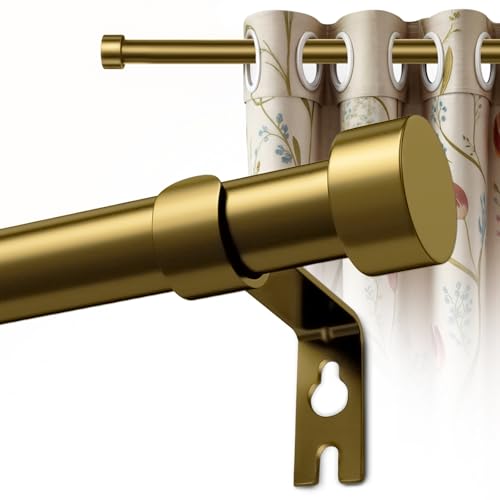 Barras de Cortina Salon Dorada Marca Qualsen