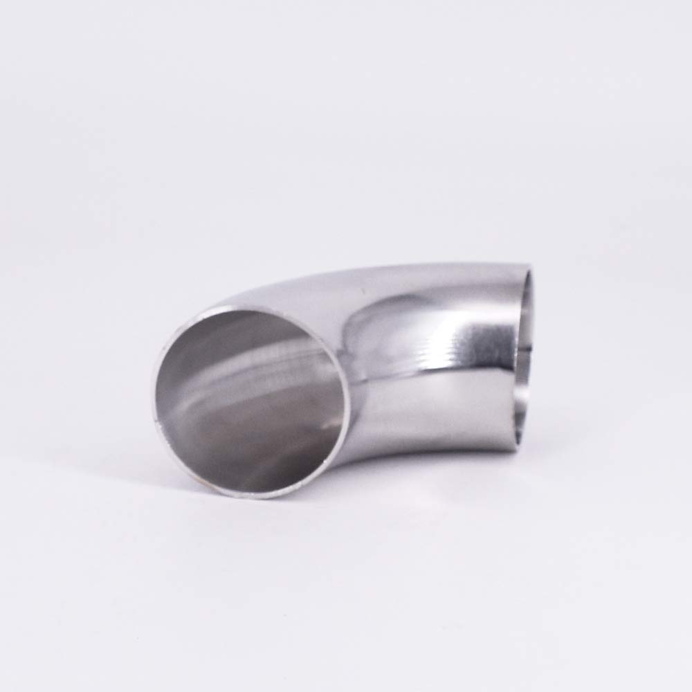 12.7 16 19 22 25 28 32 34 38 40 42 45 48 51 52mm OD Butt Weld Elbow 90 Degree 304 Stainless Pipe Fitting (104MM OD_90 Degree) Barb Fittings