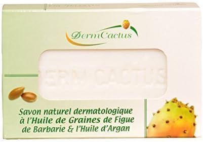Anti Wrinkles/Dark Circles/Hyperpigmentation Soap. Dermatological Natural Soap with Prickly Pear Seeds Oil and Pure Argan Oil, Body and Face cleanser, 100g