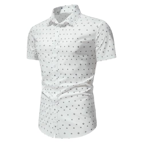 Chemise décontractée homme manches courtes idéale pour terrasses et vacances