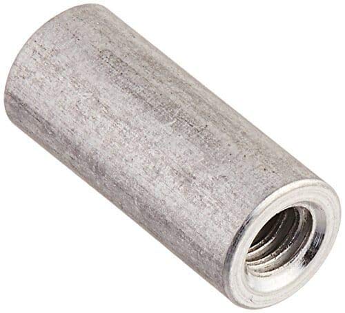 Round Standoff, Female-Female, Aluminum, Plain Finish, 4-40 inch Screw Size, 3/16 inch OD, 3/8 Body Length, (Pack of 1000)