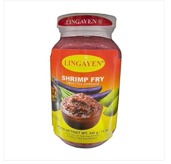 Pacific Isles Shrimp Fry Bagoong Alamang, Pink Uncooked, 12 Ounce Jar