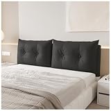 Ele - Copertura per testiera del letto, in pelle sintetica PU, impermeabile, morbida, imbottita, per letti in metallo, 160 x 60 x 15 cm / 63x24x6in, decorazione per camera da letto