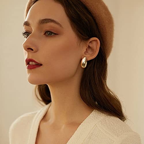 Nepuloy Teardrop Clip On Earrings Gold Drop Clip Earrings For Women Drop Dangle Earrings Fashion Jewelry Gifts For Women #TOP5