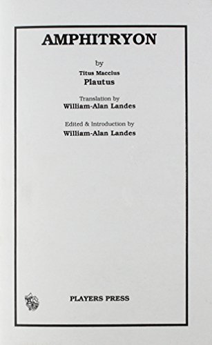 Amphitryon 0887348599 Book Cover