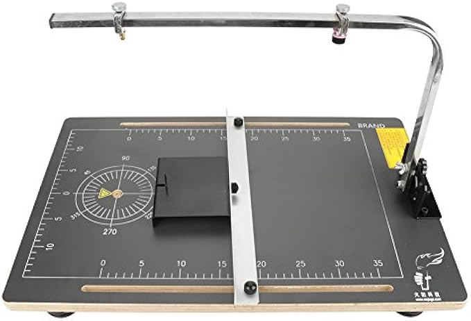 Foam Cutting Machine Hot Wire Foam Factory Crafters Wire Foam Cutter Board Wax Wire Foam Styrofoam Cutter Working Stand Table Tool Styrofoam Cutter(110V)