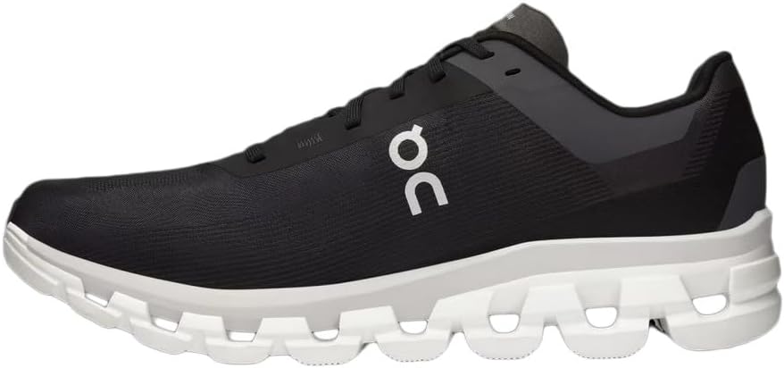ON Cloudflow 4 Men's Road Running Shoes Sneakers (Black/White, US Footwear Size System, Adult, Men, Numeric, Medium, 9.5)