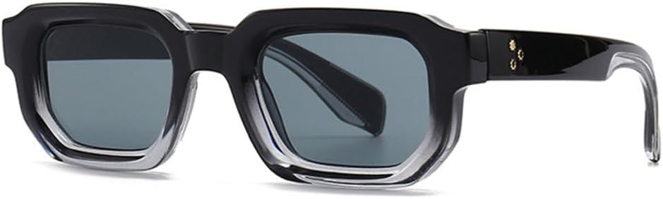 Fashion Rivets Women Sunglasses Shades UV400 Retro Gradient Men Punk Sun Glasses