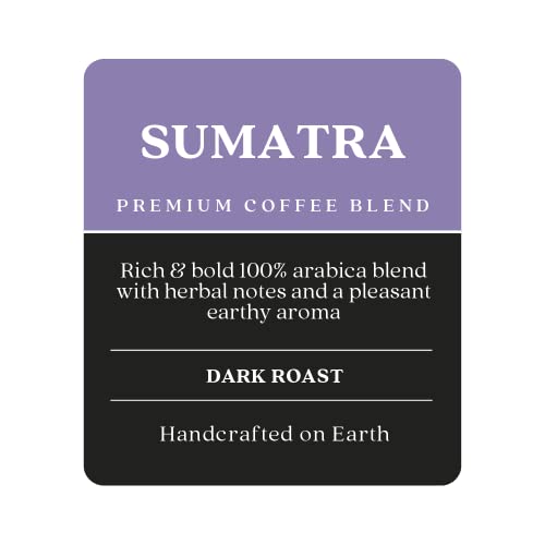 Copper Moon Whole Bean Coffee, Dark Roast, Sumatra Blend, 5 Lb #TOP4