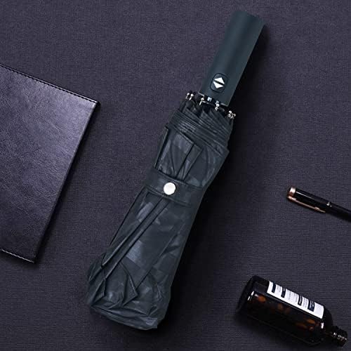 ElifeAcc Windproof Umbrella Auto Compact Folding Umbrella Travel Fast Drying Unisex