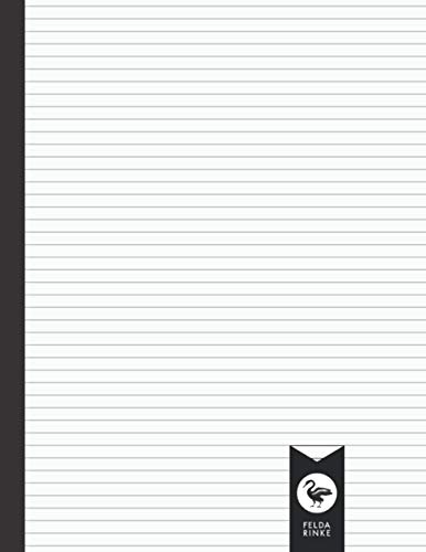 Narrow Ruled 8.5" x 11": Notebook | Composition Book | Lined Paper | Letter Format 8.5" x 11" | 55 Sheet