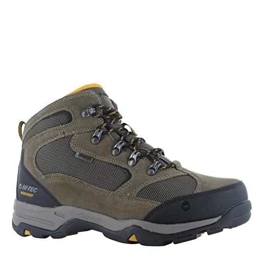 Hi-Tec Herr Storm vattentäta trekking-& vandringsskalor, Beige Smokey brunt mullvadsguld - 45 EU