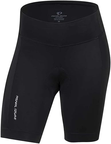 Pearl Izumi W Escape Quest - Pantalones cortos de ciclismo para mujer, diseño de textura filita negra, ajuste cómodo