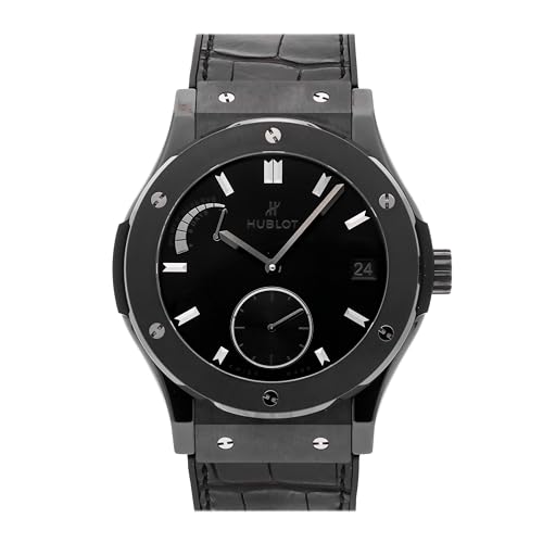 Hublot Classic Fusion Power Reserve All Black Ceramic Limited Edition Men's Watch 516.cm.1440.LR