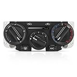 A/C Heater Control Panel Compatible with 2007-2011 Nissan Versa C11 2004-2011 Tiida C11 SC11 Manual Operation Climate Control Switch Replace# 27510-ED50A