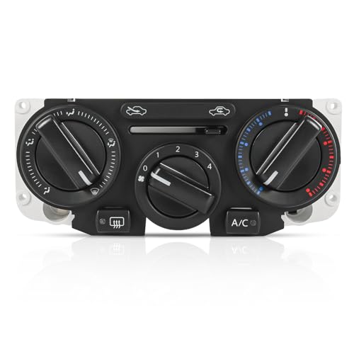 A/C Heater Control Panel Compatible with 2007-2011 Nissan Versa C11 2004-2011 Tiida C11 SC11 Manual Operation Climate Control Switch Replace# 27510-ED50A