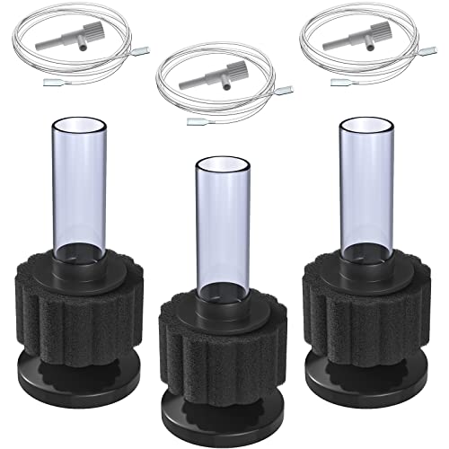 Pawfly UL606 Aquarium Nano Bio Sponge Filter Quiet Betta Fry Shrimp Foam Filter Kit With Airline Tubing For Small Fish Tank Up To 3 Gallon cover