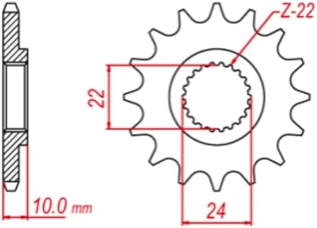 520 16T 16 Tooth 650cc Motorcycle Front Scket Gear for F650GS 2001-2005 F650 650 1999-2007