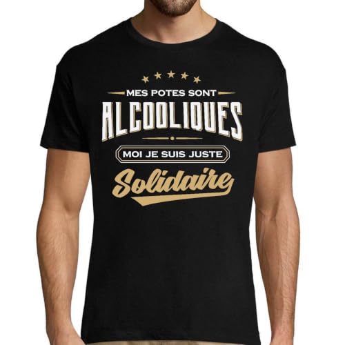Anniversaire Original Rigolo Humoristique t-shirt alcool homme pour fêter un proche