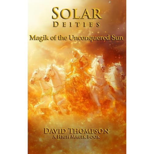 Solar Deities Audiolibro Por David Thompson arte de portada