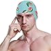 susiyo Summer Watermelon Seamless Mens Swim Caps Polyester Swimming Hat for Adult and Youth