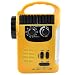 Produktbild TOOGOO Handy Ladegert Radio, Led Taschen Lampe Radio, Led Laterne Radio, Sirene, Wieder Aufladbare Batterien, Hand Kurbel, Solar Power Radio