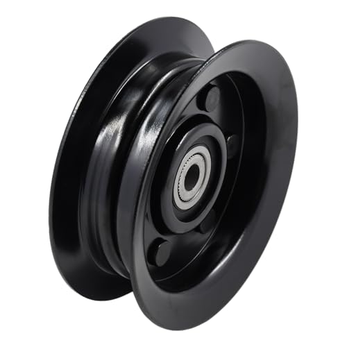 Texxparts 106-2175 132-9420 - Polea tensora plana compatible con cortacésped Exmark 42 50 54 QTS708GEM60200 compatible con cortacésped Toro TimeCutter SS5000 SS5035 SS5060