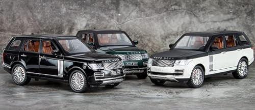 Image of Invite Enterprise Exclusive Alloy Metal Pull Back Die-Cast Car 1:24 Big Range Rover Refender Toy Car Diecast Metal Pullback Toy Car With Openable 6 Doors,Light Music Boys Gifts Toys(Refender-Black)