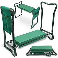 SEVERNO Garden Klappbarer Gartenknieschoner und Hocker, 3-in-1 Design, 60 x 27 x 49 cm, Grün