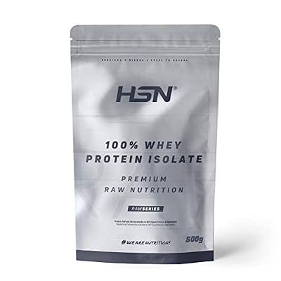 HSN Aislado de Proteína de Suero CFM Sin Edulcorantes | Neutro 500g | 100% Whey Protein Isolate | 93% Proteínas por Batido | No Incluye Dosificador | No-GMO Vegetariano Sin Gluten ni Soja
