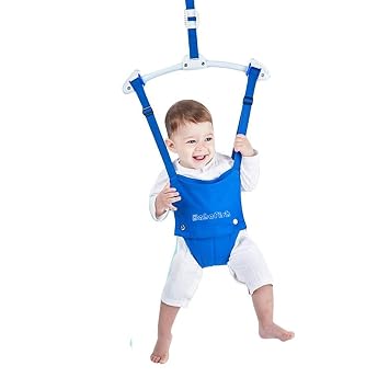 Baby Door Jumpers and Bouncers Exerciser Set with Door Clamp Adjustable Strap for Toddler Infant 6-24 Months CPC & CE Certified