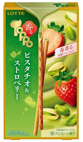 ロッテ 香るトッポ(ピスタチオ&ストロベリー) 2袋×10個のサムネイル