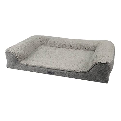 Nobby 61728 Orthopädisches Komfortsofa eckig CALBU grau; L x B x H: 100 x 65 x 19 cm