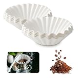 200 Stück Korbfilter Kaffeefilter 80/200mm Papierfilterkorb
