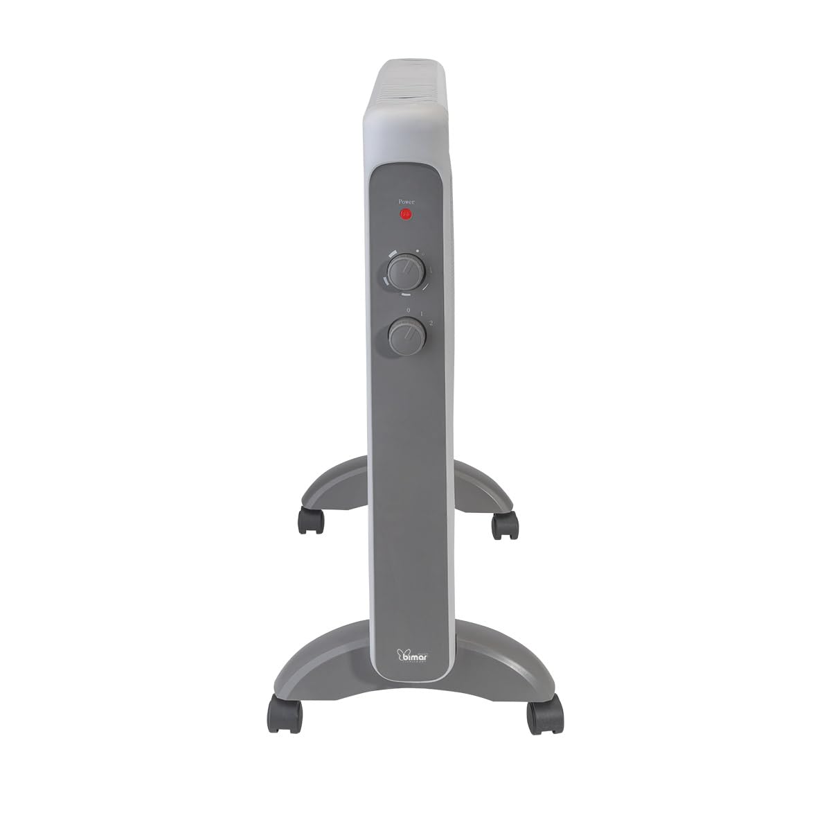 Bimar HC515 Termoconvettore a Convezione Naturale in Mica, Stufa Elettrica 2000W a Basso Consumo, Termostato Regolabile, 2 Potenze di Riscaldamento, Silenzioso e Trasportabile