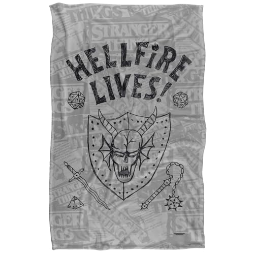 Hellfire Club Stranger Things plaid doux 91x147 cm pour fan - 2