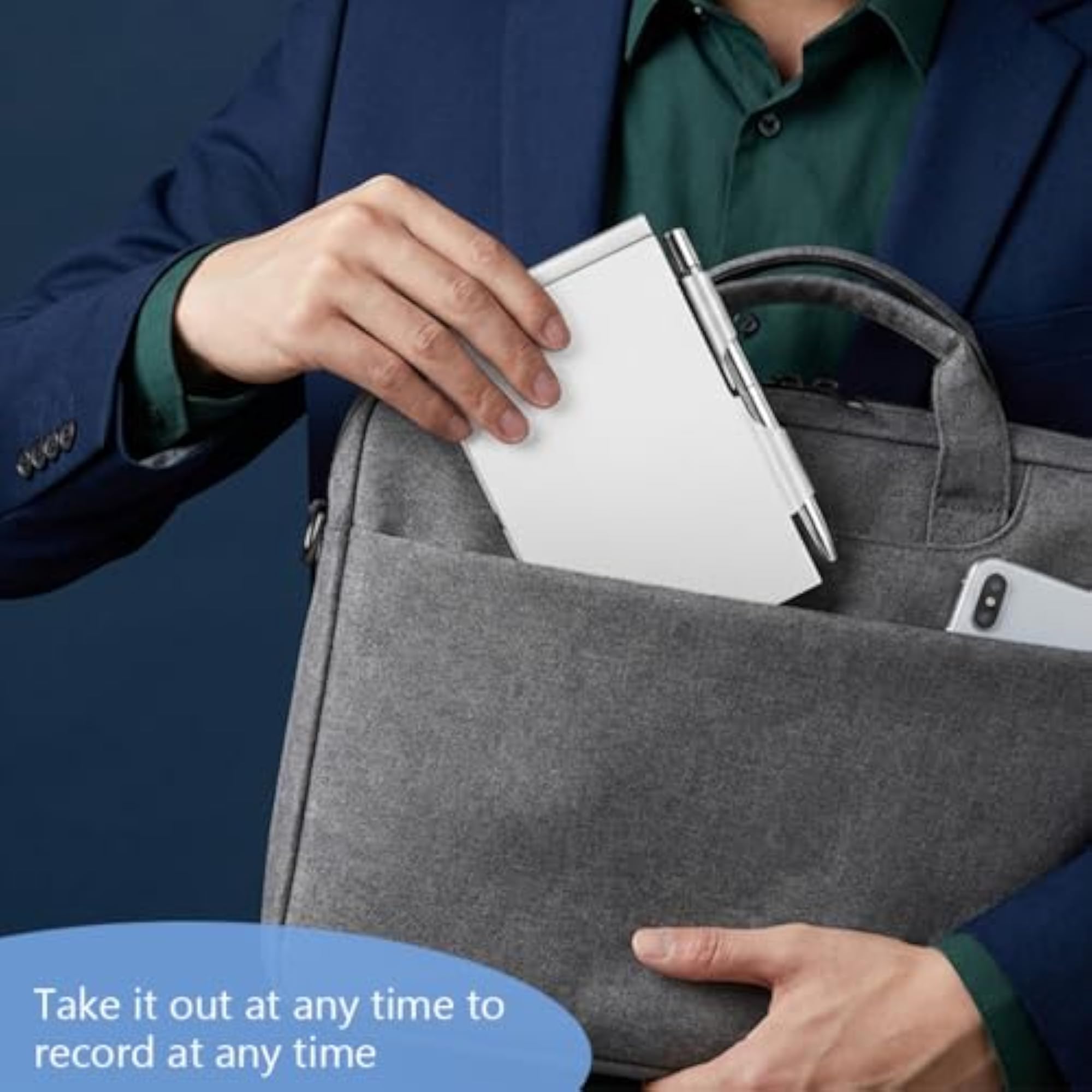 Pocket Notepad Set with Pen in Aluminum Flip-Lid Box