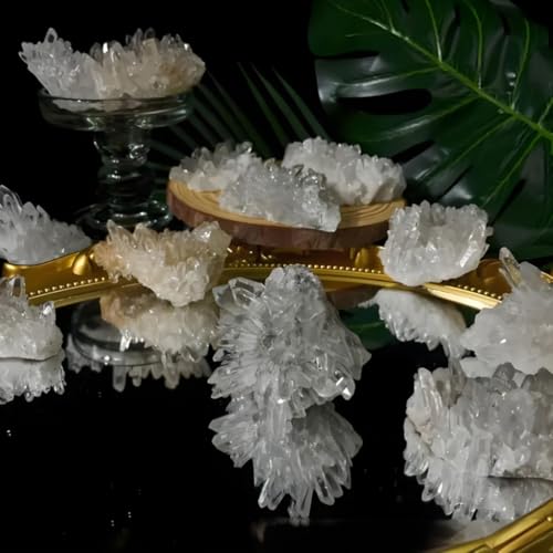 Cristal de roche géode en quartz blanc naturel de qualité supérieure - 6