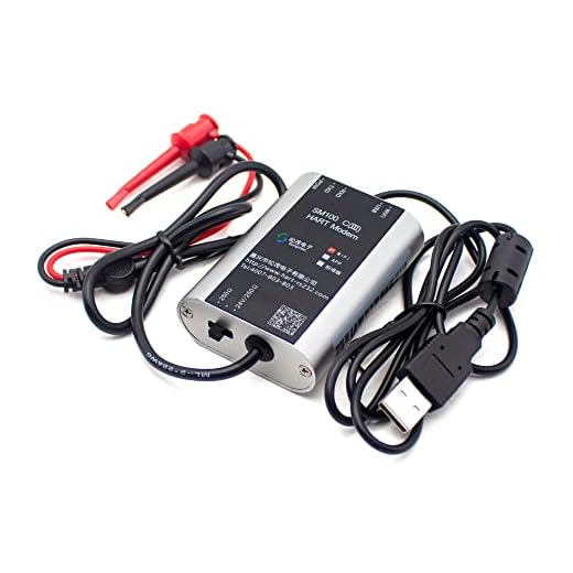 Integrerat USB Hart Modem, SM100-C USB Till Hart Protocol Modem Hart Sändare Hart Omvandlare, Kompatibel med Alla Hart Protokollsenheter (Standard Version)