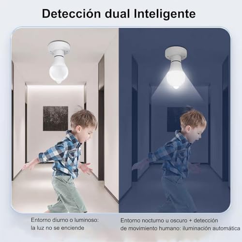 La Mejor Selección de Foco Con Sensor de Movimiento Walmart del mes. 15 Foco Con Sensor de Movimiento Walmart marca AZHU (3)