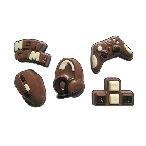 Heilemann Schokoladen-Figuren Themenpackung, Geschenkpackung Edelvollmilch, 100 g (Gaming)