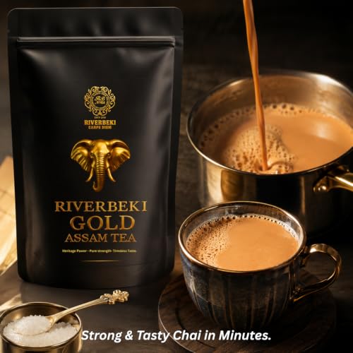 Image of Riverbeki Gold Tea 400 g | Single-Origin Assam CTC | Export-Grade Second Flush Granules From Upper Assam Quality Belt | Bold, Malty Kadak Chai | Unblended & Additive-Free