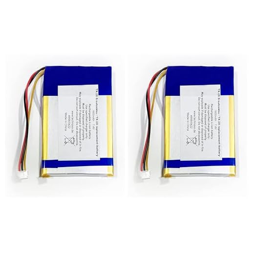 Technaxx Ersatzakku für Monitor TX-28 (Packung mit 2)