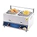 Freidora 10 L, Termostato regulable, Freidora Industrial Acero Inoxidable para Patatas Fritas Deep Fryer Control de Temperatura dual Piezas Desmontables