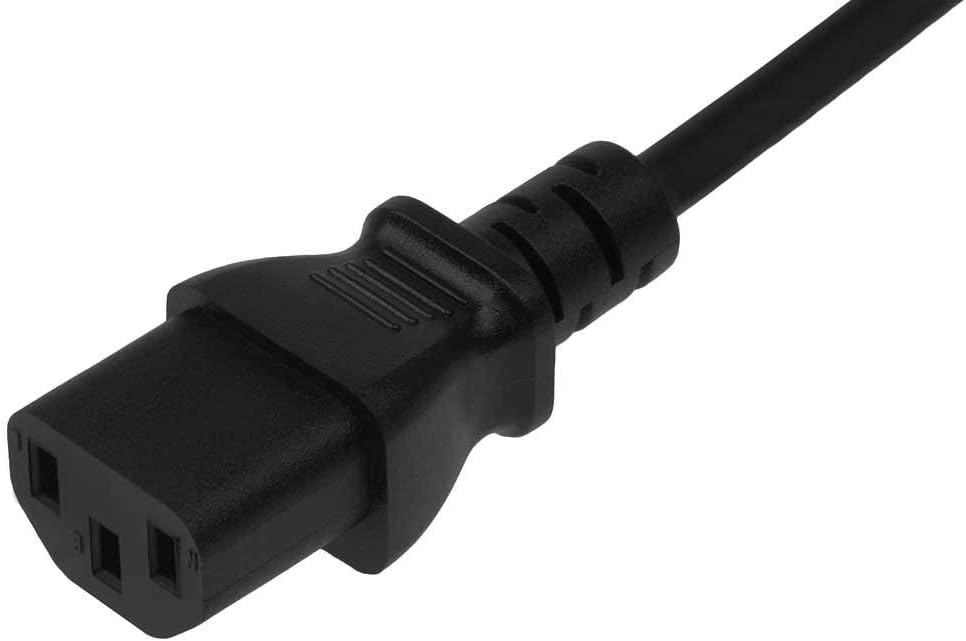 1 Feet (0.3 Meters) 14AWG Heavy Duty 3 Prong Monitor (Universal Power Cord) Computer Power Cord 1ft (0.3M) 3 conductor (IEC320 C13 to NEMA 5-15P) 15 Amp AC Power Cable CNE591483 (10 Pack) : Electronics