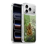 Head Case Designs Licenza Ufficiale Vincent HIE Bradipo Zen Arte Chiave Custodia in Gel [Protezione di Grado Militare] Compatibile con Apple iPhone 17 PRO Max E Compatibile con MagSafe