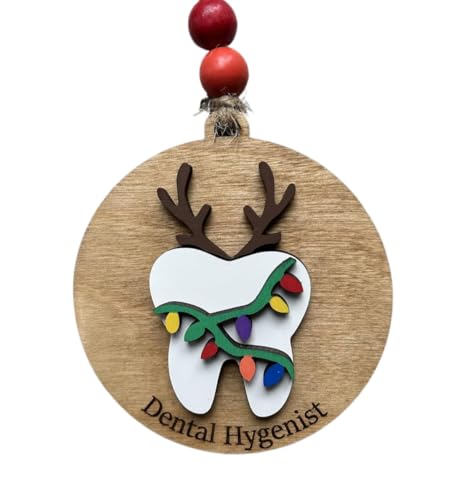 Dental Hygenist Christmas Tree Ornament | Holiday Present For Dental Team | Appreciation for RDH | Dental Hygenist Graduation Gift | Tooth Ornament